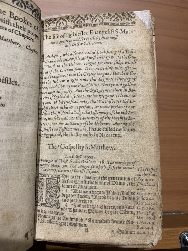 1608 Bishops’ New TestamentOldest English Bibles
