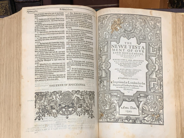 1595 Geneva BibleOldest English Bibles