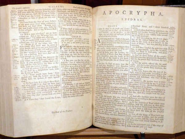 1762 Dr. Paris Standard Edition CambridgeKing James Bibles, Royal Quarto