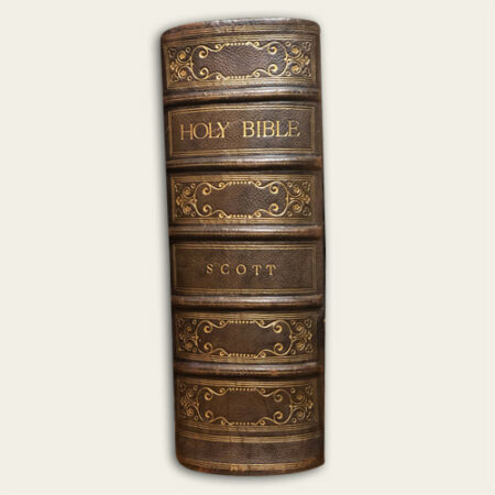 1880 Scott BibleAll Early 1800's Bibles, King James Bibles