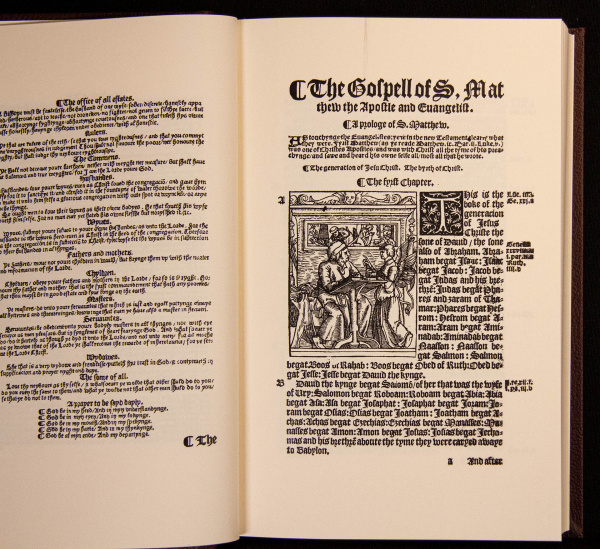 1536 Tyndale New Testament: Heavily IllustratedFacsimile Reproductions