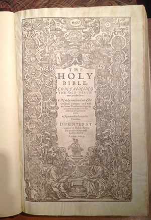 1617 King James Bible - First EditionKing James Bibles