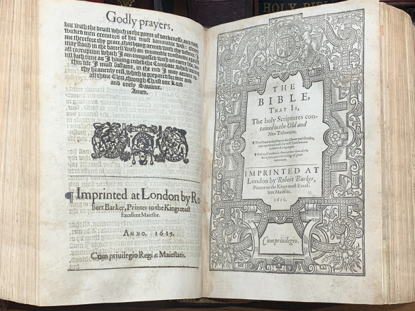 1610 Geneva BibleOldest English Bibles