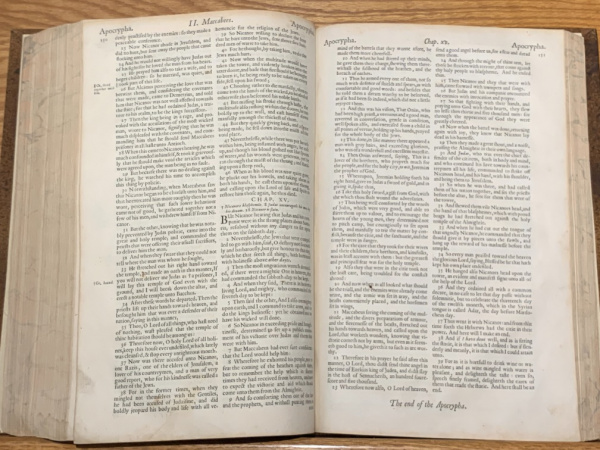 1638 ‘Corrected’ Cambridge BibleKing James Bibles
