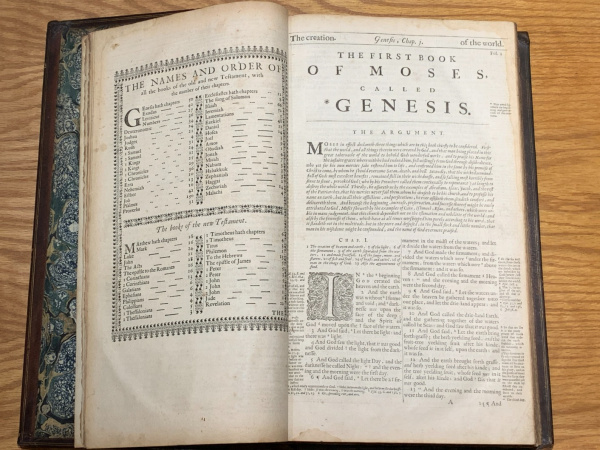 1672 KJV with Geneva NotesOldest English Bibles