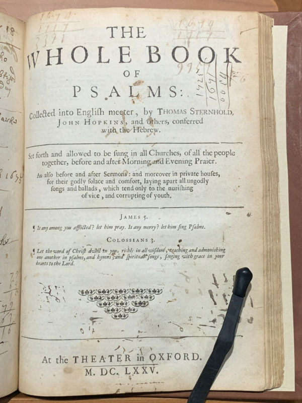 1675 King James Bible Printed At OxfordKing James Bibles
