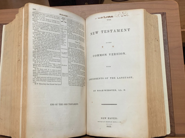 1833 The Noah Webster BibleOldest English Bibles