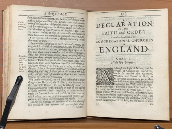 1658 Congregational Churches in EnglandTheology Books