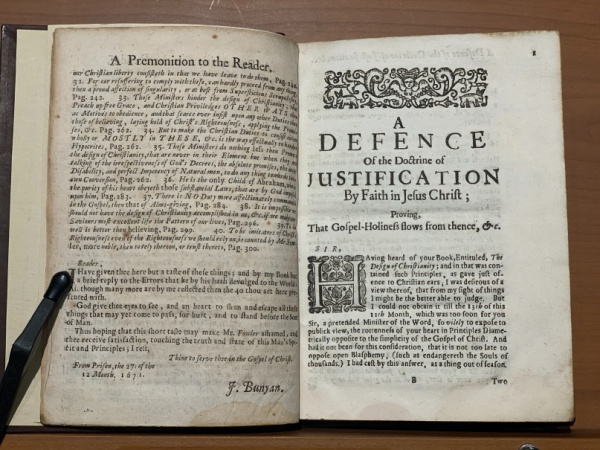 1672 John Bunyan's Justification By FaithTheology Books