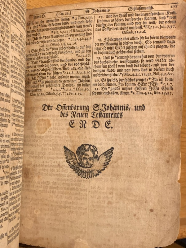 1743 Saur BibleNon-English Bibles