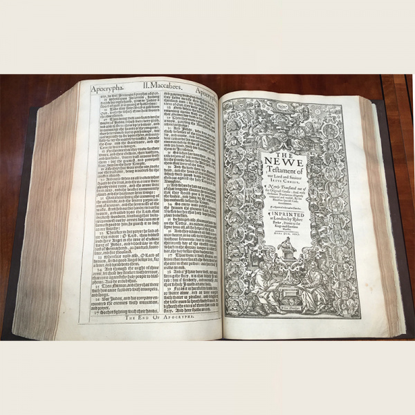 1611-1639/40 - All Five of the First Edition Pulpit Folio King James BiblesKing James Bibles