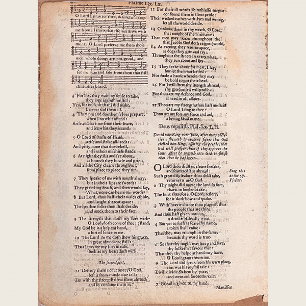 Ancient Psalter Hymnal LeafOur Most Affordable Leaves