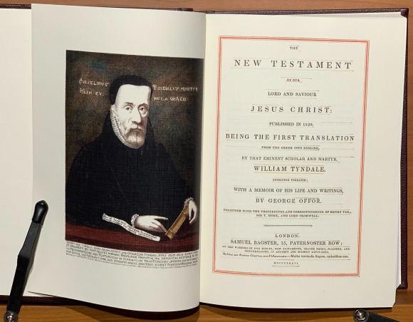 1526/1836 Tyndale New Testament: 4-color lithography.Facsimile Reproductions